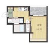 Comfort三吉南 1Kの間取り