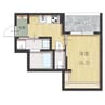Comfort三吉南 1Kの間取り