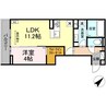 D-roomCⅧ 1LDKの間取り