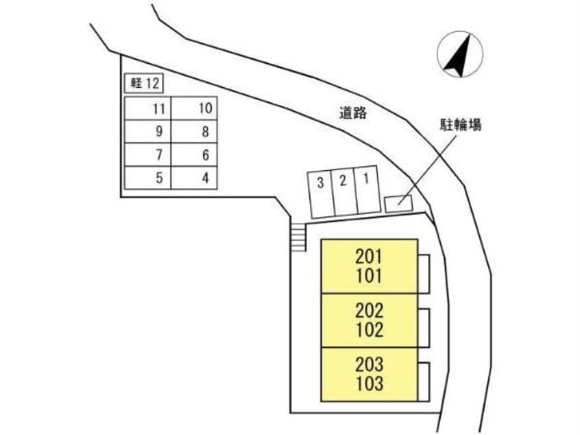 配置図 エスペランサ伍番館