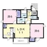 ジョワメゾン 2LDKの間取り