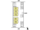 配置図 ハイライズ新涯　B棟