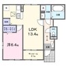 G　エスポワール　ロジュマンA 1LDKの間取り