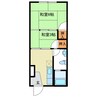セントラルビル 2Kの間取り