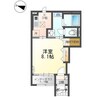 ソラーナ南蔵王 1Kの間取り
