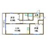 レトア桜丘 2LDKの間取り