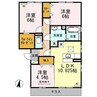 シュペリュール 3LDKの間取り