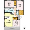シュペリュール 3LDKの間取り