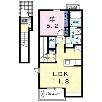 間取図 ロイヤルパレス　横寸