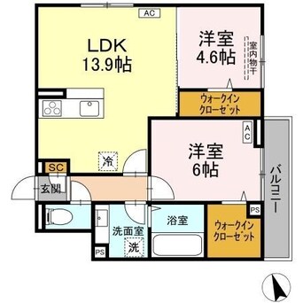 間取図 フレッチェ・ボスコⅧ（8）