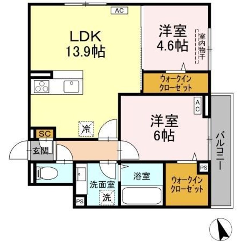 間取図 フレッチェ・ボスコⅧ（8）