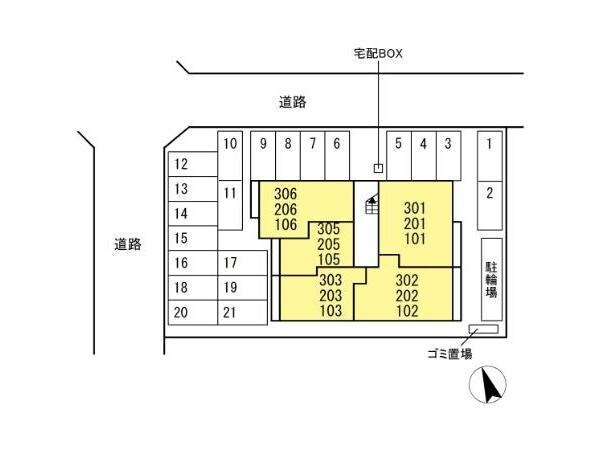 配置図 フレッチェ・ボスコⅧ（8）