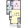 ロックフィールドⅣ 1LDKの間取り