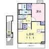 エアリースクエア 1LDKの間取り