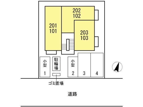 配置図 セジュール南町