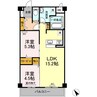 ポラリス（川口） 2LDKの間取り