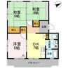 川口東マンション 3DKの間取り