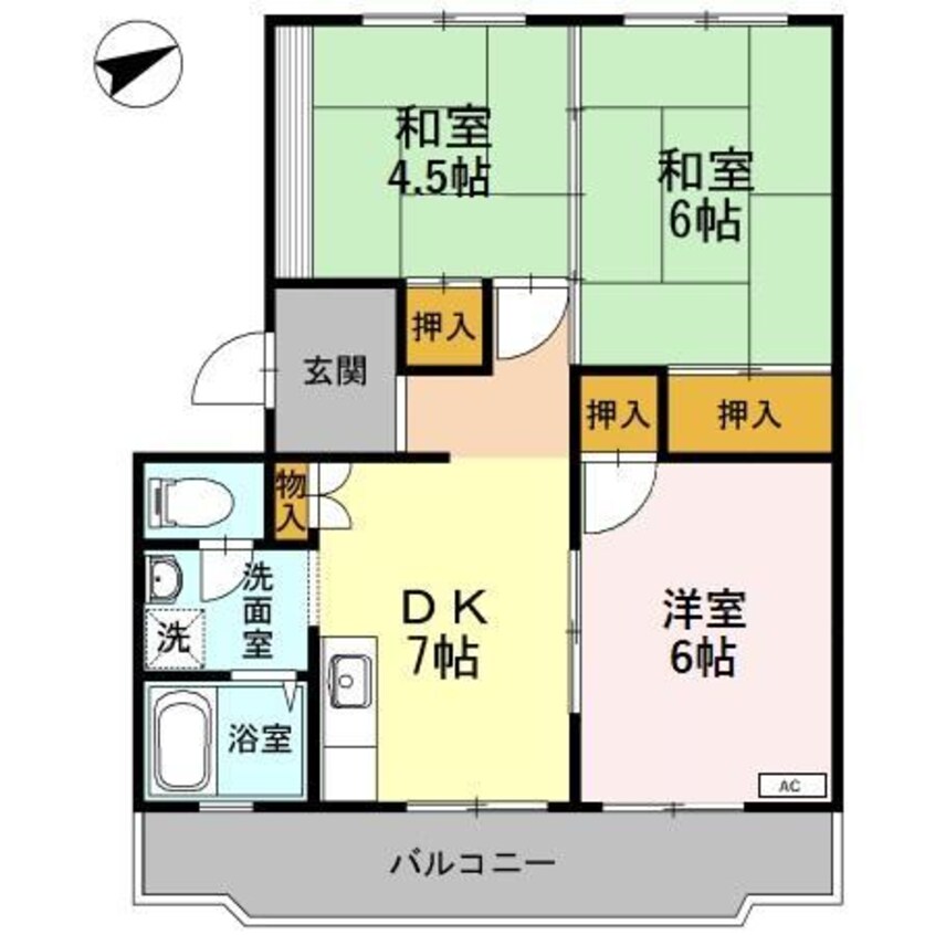 間取図 川口東マンション