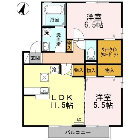 間取り図 セジュールセラ　Ｃ棟