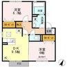 ヴィラ　ナカミチ 2DKの間取り
