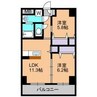 Porpora 2LDKの間取り
