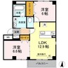 ファウスト 2LDKの間取り