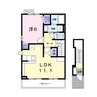 セロリー 1LDKの間取り