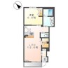 ライジングムサシ 1LDKの間取り