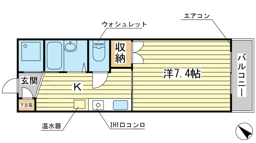 間取図 赤穂線（兵庫県内）/播州赤穂駅 徒歩10分 2階 築26年