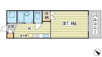 間取図 赤穂線（兵庫県内）/播州赤穂駅 徒歩10分 4階 築26年