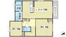 赤穂線（兵庫県内）/播州赤穂駅 バス:15分:停歩3分 2階 築17年 2LDKの間取り
