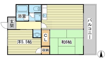 間取図 エコーハイツ