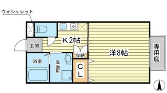 間取図 クローバーハイツ城西