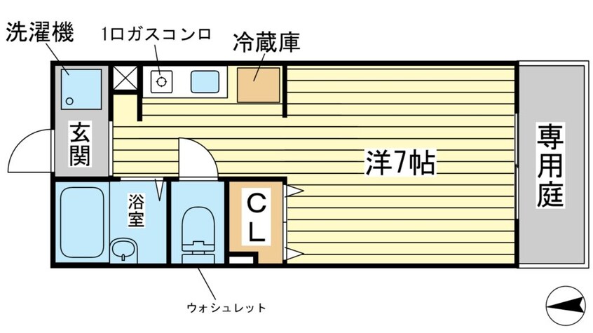 間取図 クリスタ赤穂 A棟