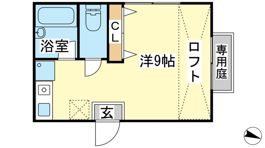 間取図 ヴィラ・セ・ラ・ヴィ