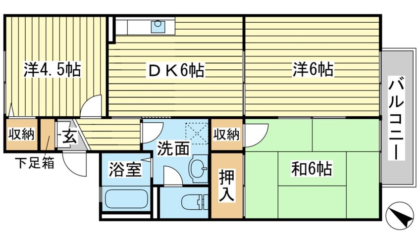 間取図 マルセンコーポラス