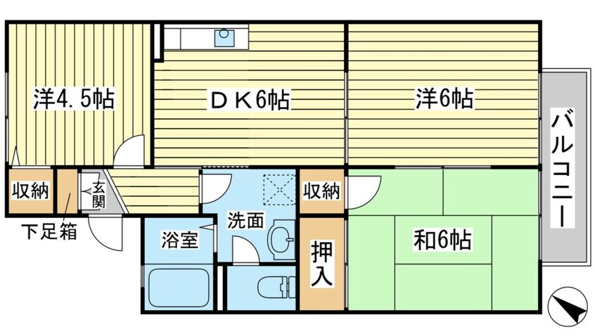 間取図 マルセンコーポラス