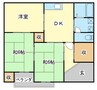 赤穂線（兵庫県内）/播州赤穂駅 徒歩18分 1階 築31年 3DKの間取り