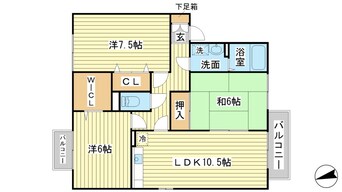 間取図 サンオリーブ御崎　Ａ棟