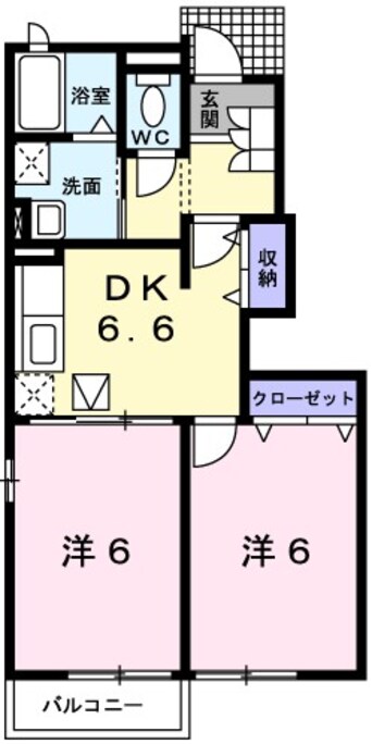 間取図 シュラインイースト