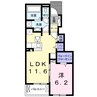 ル・グラン赤穂I 1LDKの間取り