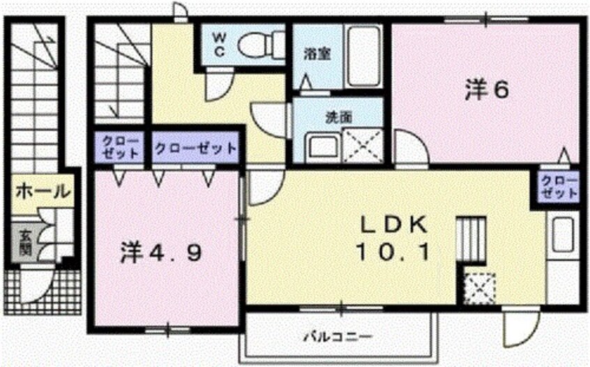 間取図 シュライン・フロント