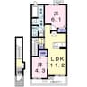 ａｎｇｅ．Ａ 2LDKの間取り