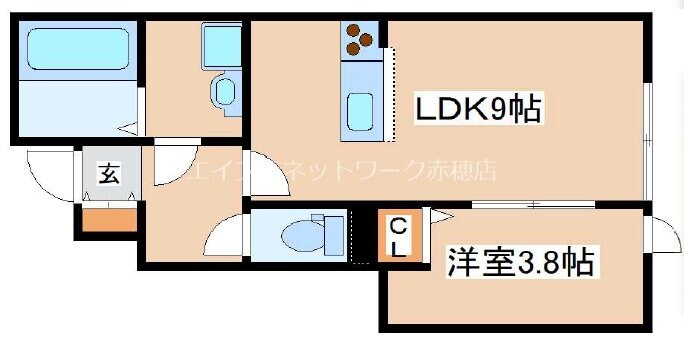 間取り図 GREEN BELL赤穂
