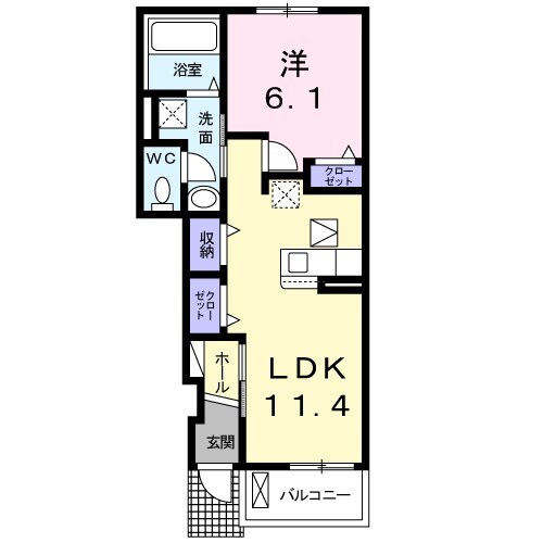 間取り図 ａｎｇｅ．Ａ