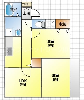 間取り図 アムール正條 Ｂ棟