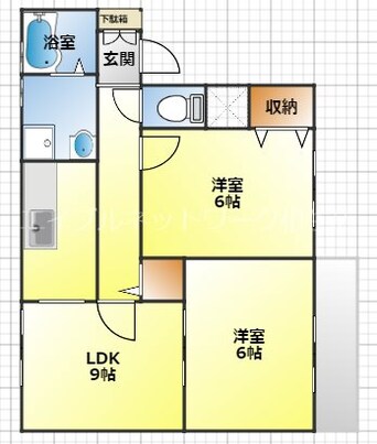 間取図 アムール正條 Ｂ棟