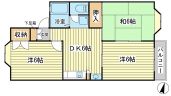 間取図 サウスコート赤坂A