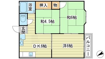 間取図 サウスコート赤坂B