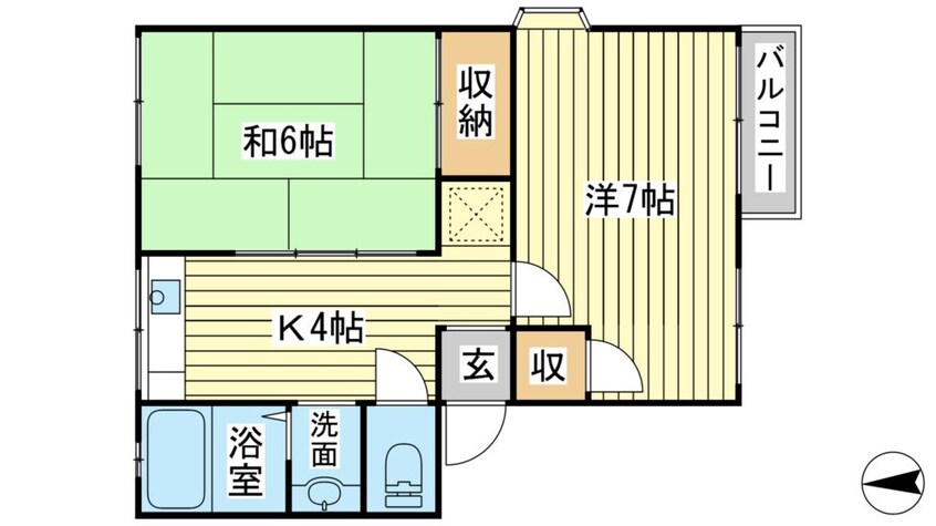 間取図 グリーンパレスII